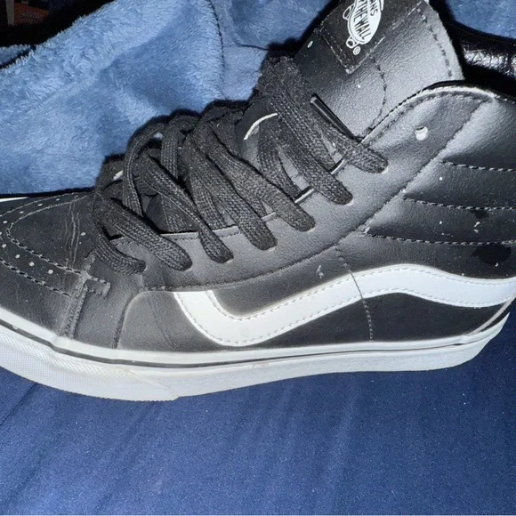 Vans Black and White High-Top Sneakers - Picture 2 of 2